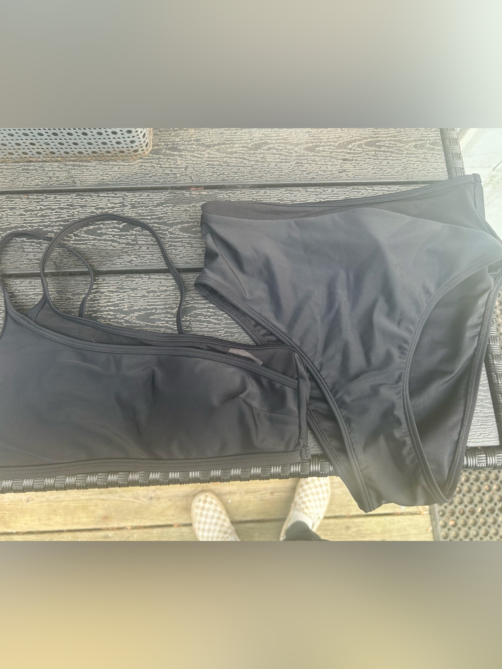 Black cupshe bikini